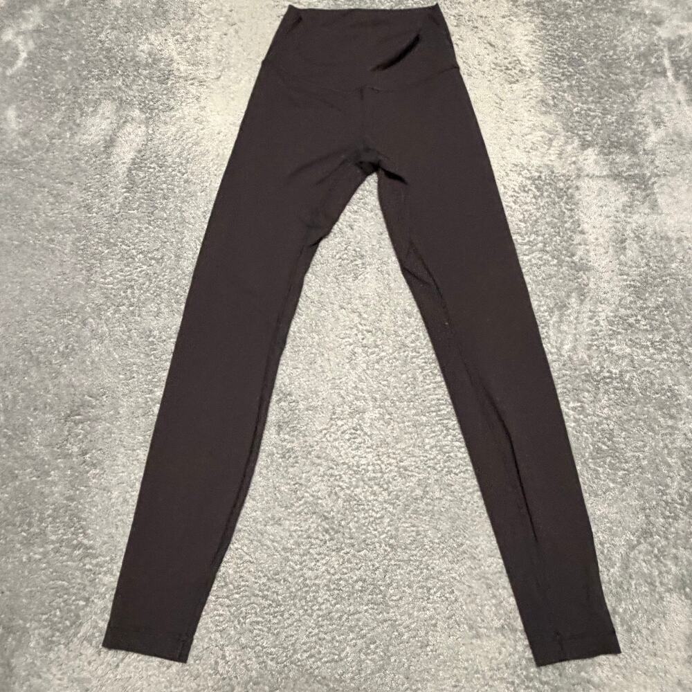 Lululemon Leggings Womens 6 Black Wunder Under Hi Rise Tight 29” W5BEHS